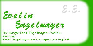 evelin engelmayer business card
